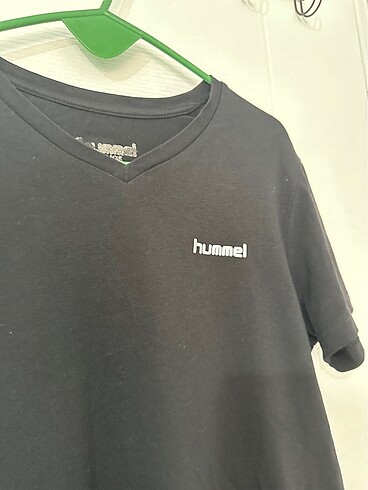 Hummel Hummel siyah v yaka tişört
