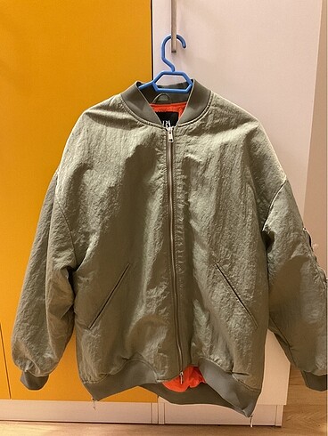 s Beden haki Renk Zara yeşil bomber ceket