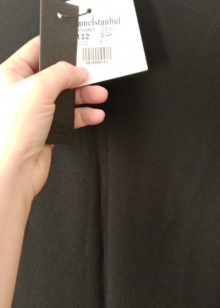 Kadın siyah elbise - Görsel 4