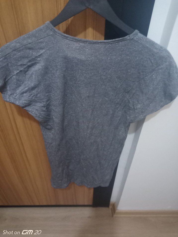 Payet Detaylı köyü Gri  Tişört - Görsel 5