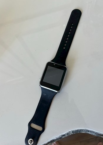 Koyu renkli iç yapılı beyaz akıllı saat - Görsel 4