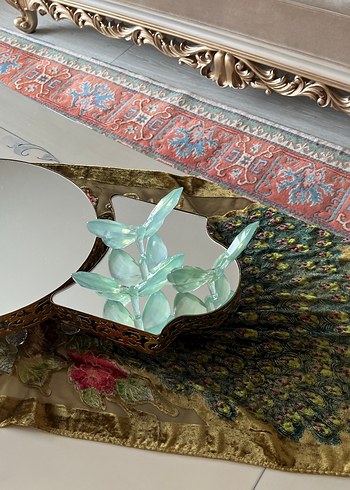 Yeşil plastık Kelebek Biblo - Görsel 3