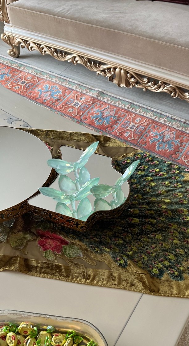 Yeşil plastık Kelebek Biblo - Görsel 3