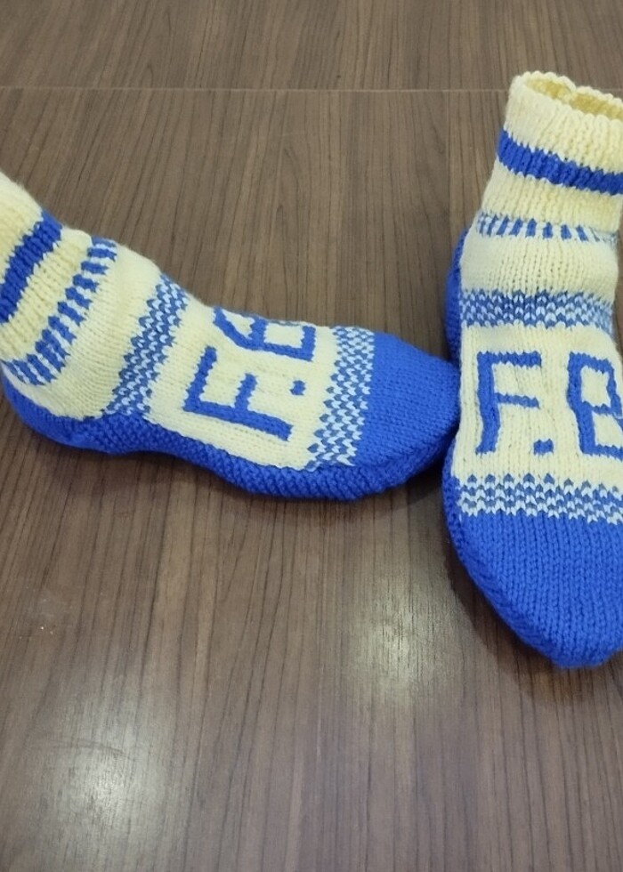 Örgü patik - Görsel 3