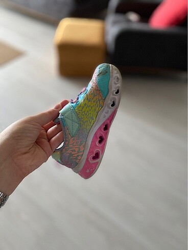 25 Beden pembe Renk Skechers spor ayakkabı