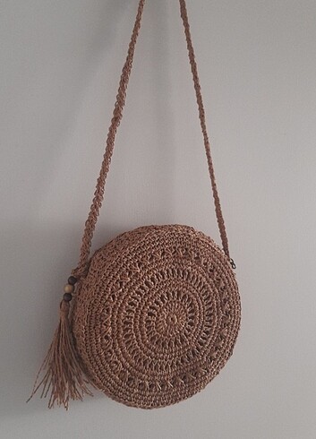 Beden camel Renk Kagit ip.makaron canta