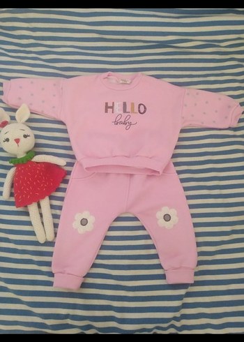 Zara kız bebek takımk. kürklü Yelekli 9-12