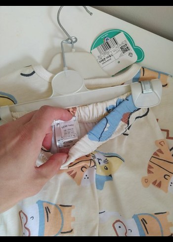 2 Yaş Beden erkek bebek şortlu takım