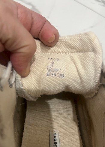 Bej Calvin Klein Kadın Dolgu Topuklu Spor Ayakkabı - Görsel 5
