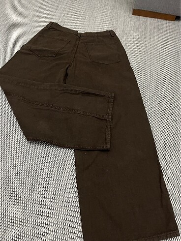 42 Beden kahverengi Renk Massimo Dutti bayan kot pantolon