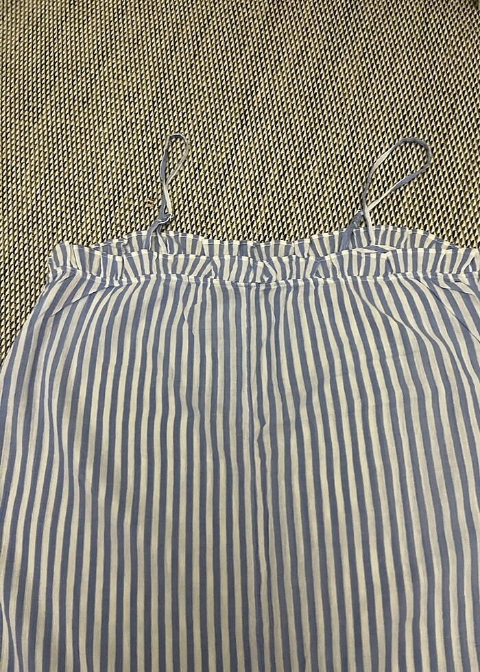 H&M ince askılı uzun elbise - Görsel 3