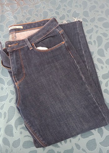Kadın Mavi Denim Normal Boy Kot Pantolon 1 defa giyildi