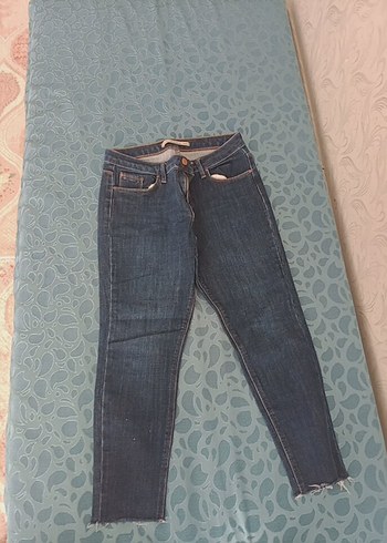 diğer Beden Kadın Mavi Denim Normal Boy Kot Pantolon 1 defa giyildi