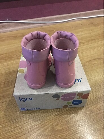 23 Beden pembe Renk İgor yağmur botu