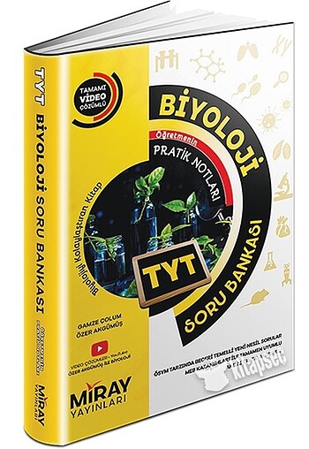 MİRAY YAYINLARI TYT BİYOLOJİ SORU BANKASI