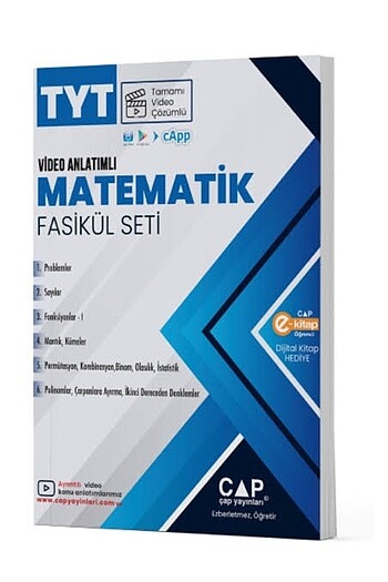 ÇAP YAYINLARI TYT MATEMATİK FASİKÜL SETİ