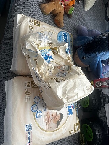 2 Beden: 3-6 kg Beden Renk Molfix 2 numara pure&soft ve 2 paket 3 numara