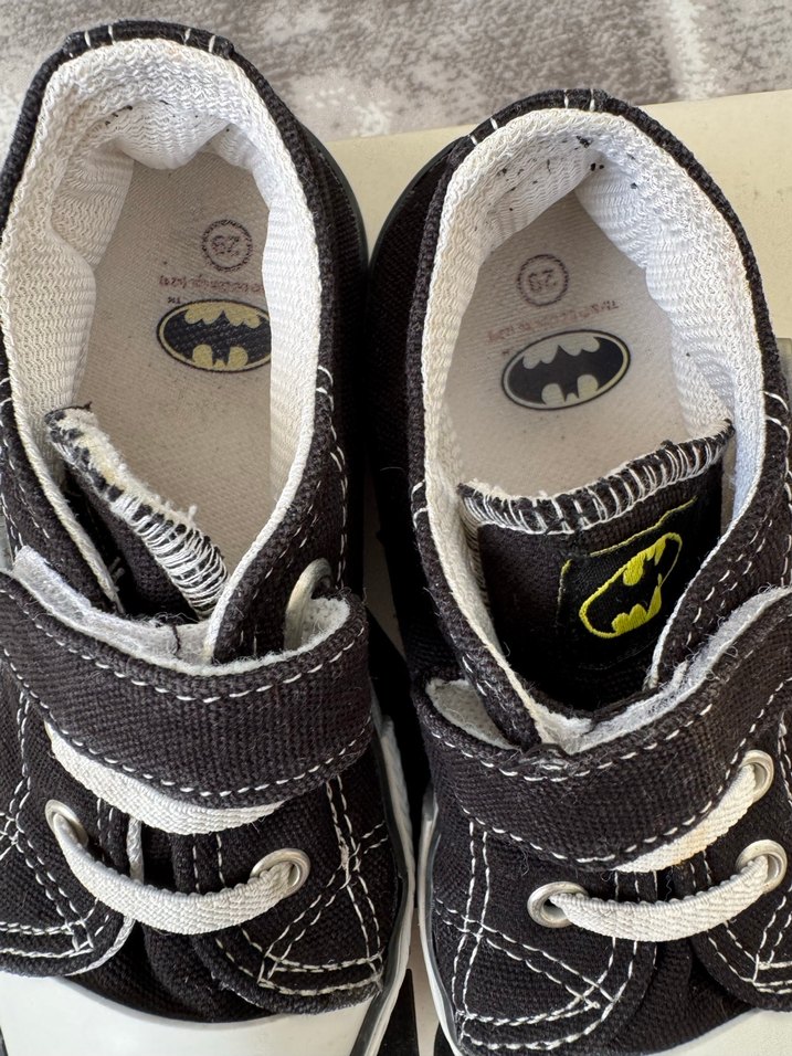 Erkek Çocuk Siyah Bağcıklı Cırtlı Spor Ayakkabı - Görsel 5