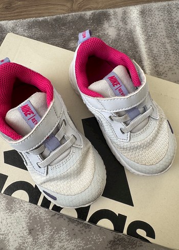 Kız Çocuk Beyaz Gri Nike Sneakers - Görsel 2