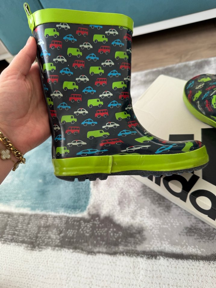 Erkek Çocuk Çok Renkli Desenli Kauçuk Bot - Görsel 4