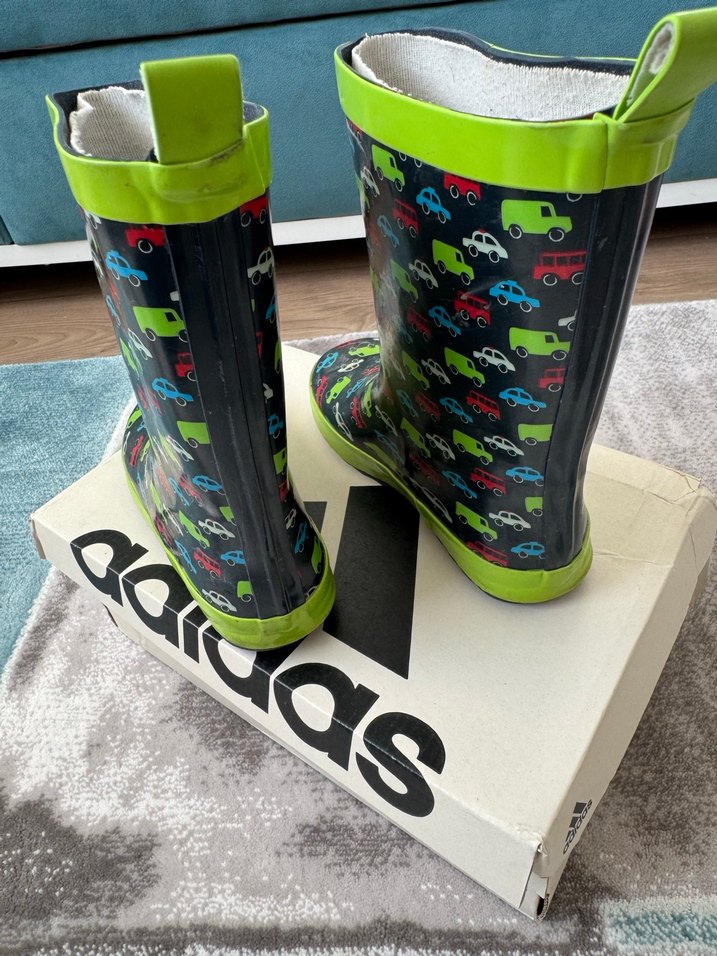 Erkek Çocuk Çok Renkli Desenli Kauçuk Bot - Görsel 5