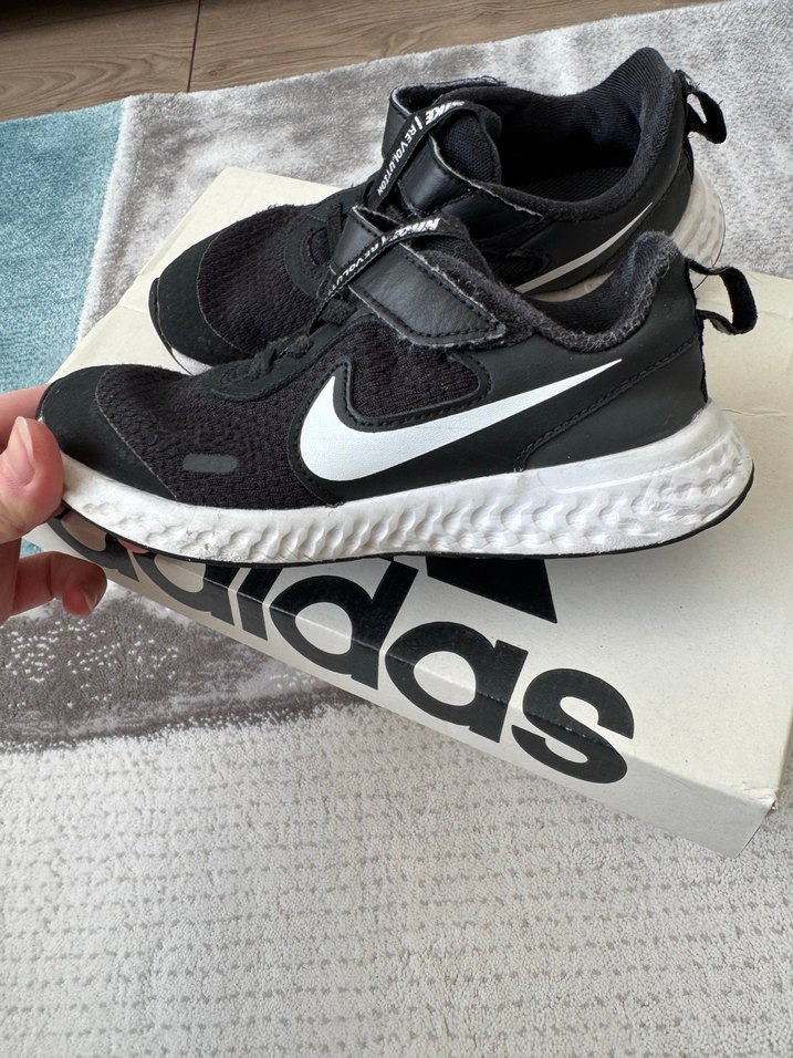 Erkek Siyah Gri Kayışlı Spor Ayakkabı - Görsel 3