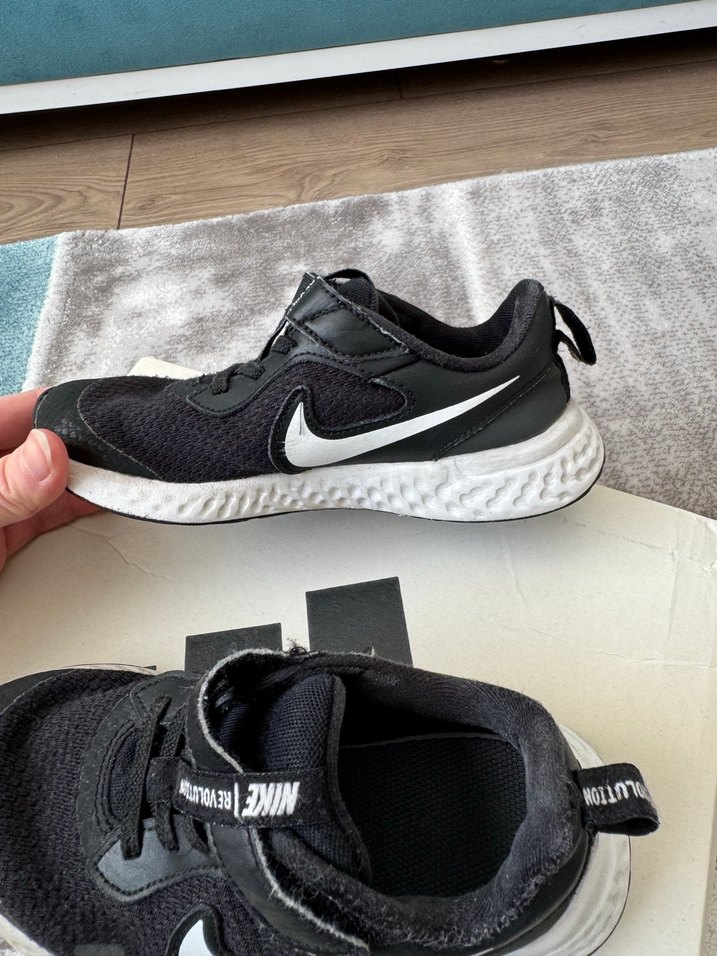 Erkek Siyah Gri Kayışlı Spor Ayakkabı - Görsel 4