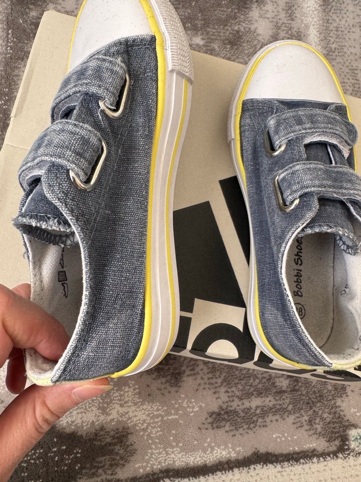 Erkek Çocuk Kot Ayakkabı Cırt Cırtlı - Görsel 5