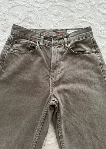 Bej Renkli Kadın Denim Pantolon - Görsel 3