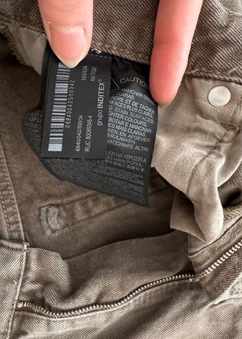 Bej Renkli Kadın Denim Pantolon - Görsel 4