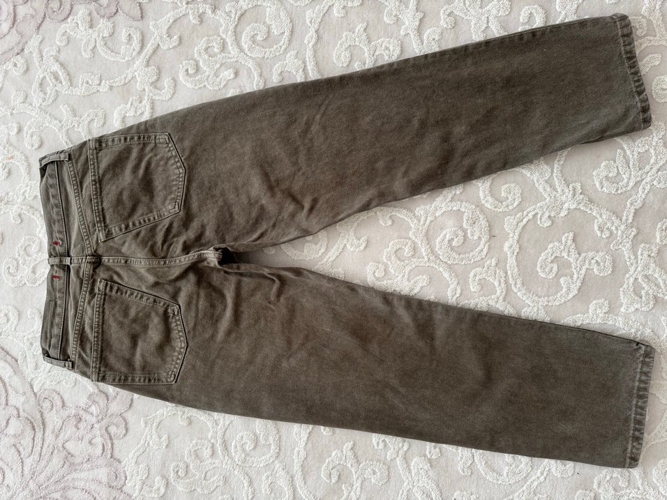 Bej Renkli Kadın Denim Pantolon - Görsel 5