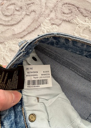 Mavi Rahat Kesim Denim Pantolon - Görsel 6