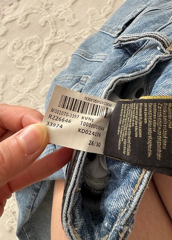 Mavi Rahat Kesim Denim Pantolon - Görsel 4