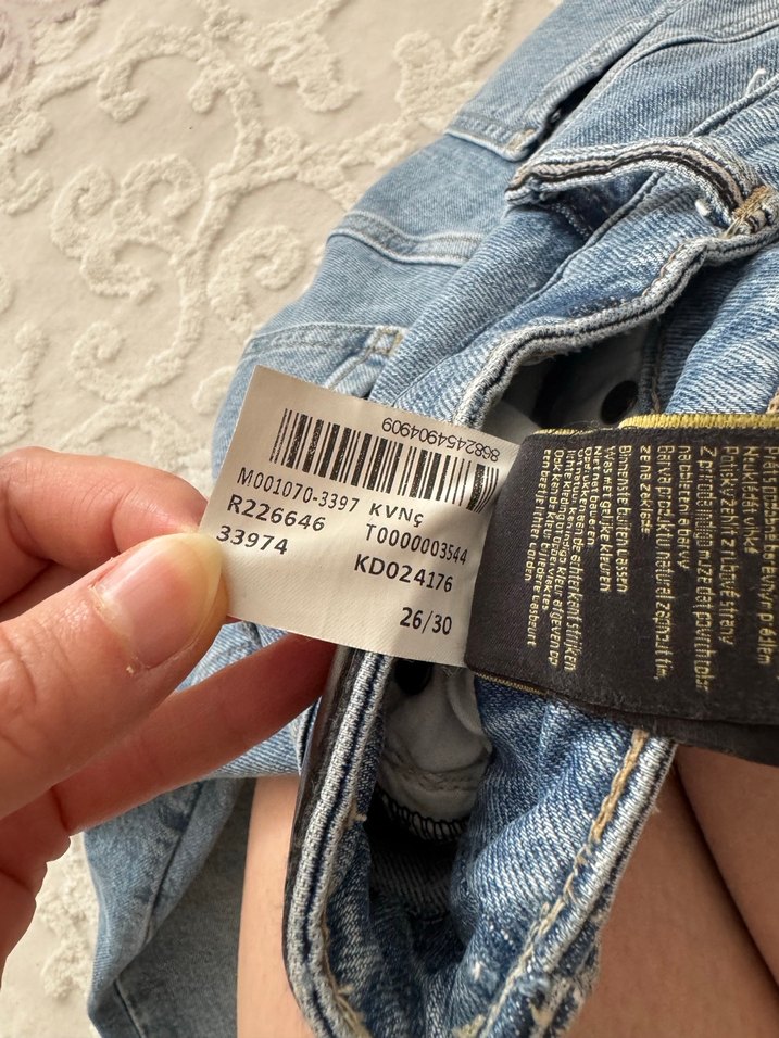 Mavi Rahat Kesim Denim Pantolon - Görsel 4