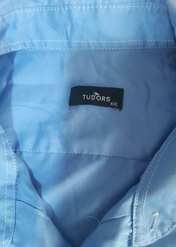 Diğer Mavi uzun Kollu polyester Gömlek