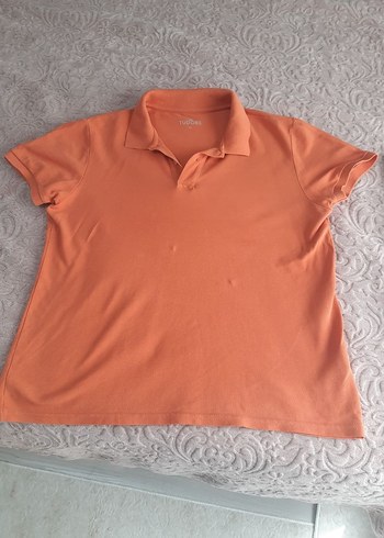 Erkek Kısa Kollu Kiremit rengi Polo Tişört