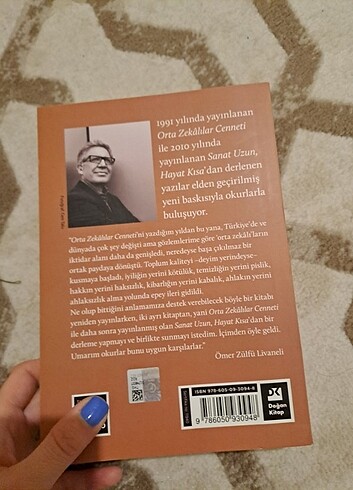  Beden Renk Zülfü Livaneli ORTA ZEKALILAR CENNETİ 