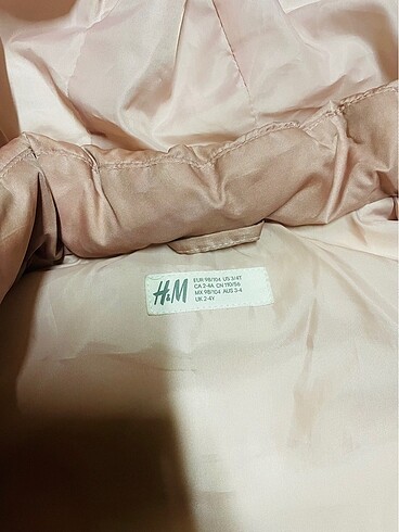 4 Yaş Beden H&M marka kız çocuk şişme yelek