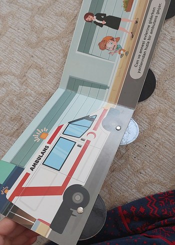 Renkli Ambulans Oyuncak Araba