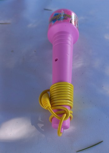 Renkli Pembe Müzikli Oyuncak Mikrofon