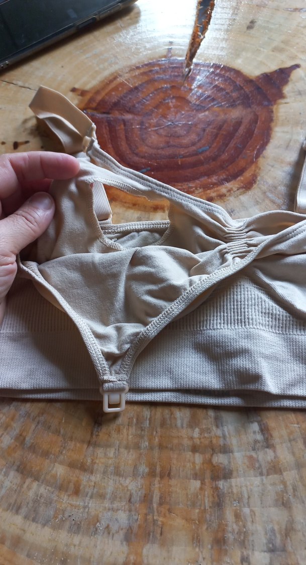 Pastel Bej Desenli Antibakteriyel Emzirme Sütyeni - Görsel 3