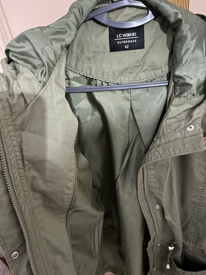 Yeşil Midi Kadın Ceket LC Waikiki - Görsel 3