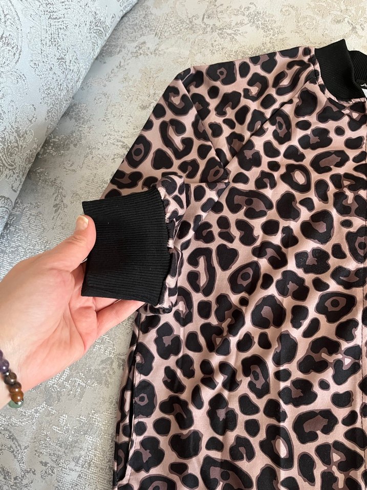 Leopar Desenli Kadın üst - Görsel 3