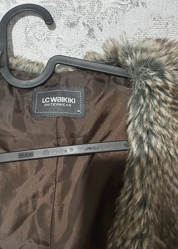 Kahverengi Kürklü Kadın Yelek - Görsel 2