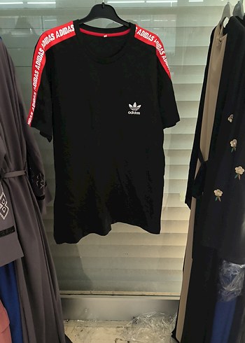 l Beden Adidas Erkek Siyah Baskılı Tişört