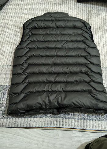 Nike koyu gri Kapitone Yelek - Görsel 2