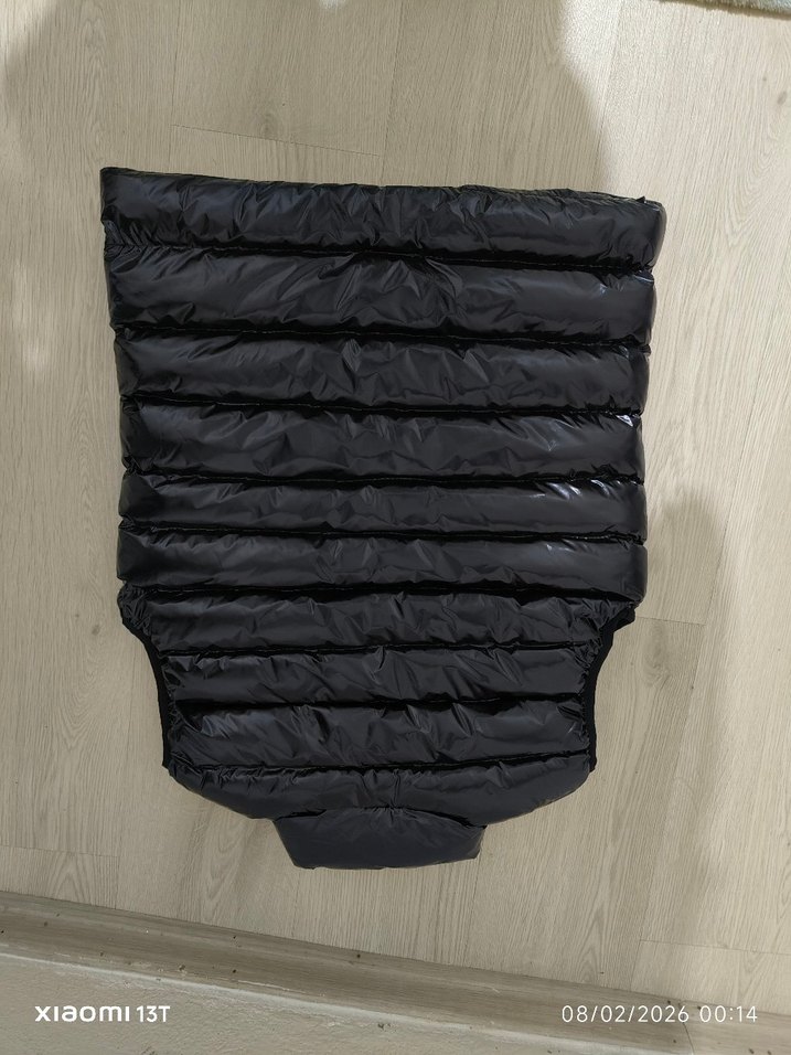 Siyah Fermuarlı unisex Şişme Yelek Lacoste - Görsel 5