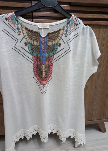 LC Waikiki Renkli Mini Bohem Dantel Desenli Kadın Üstleri 6 adet