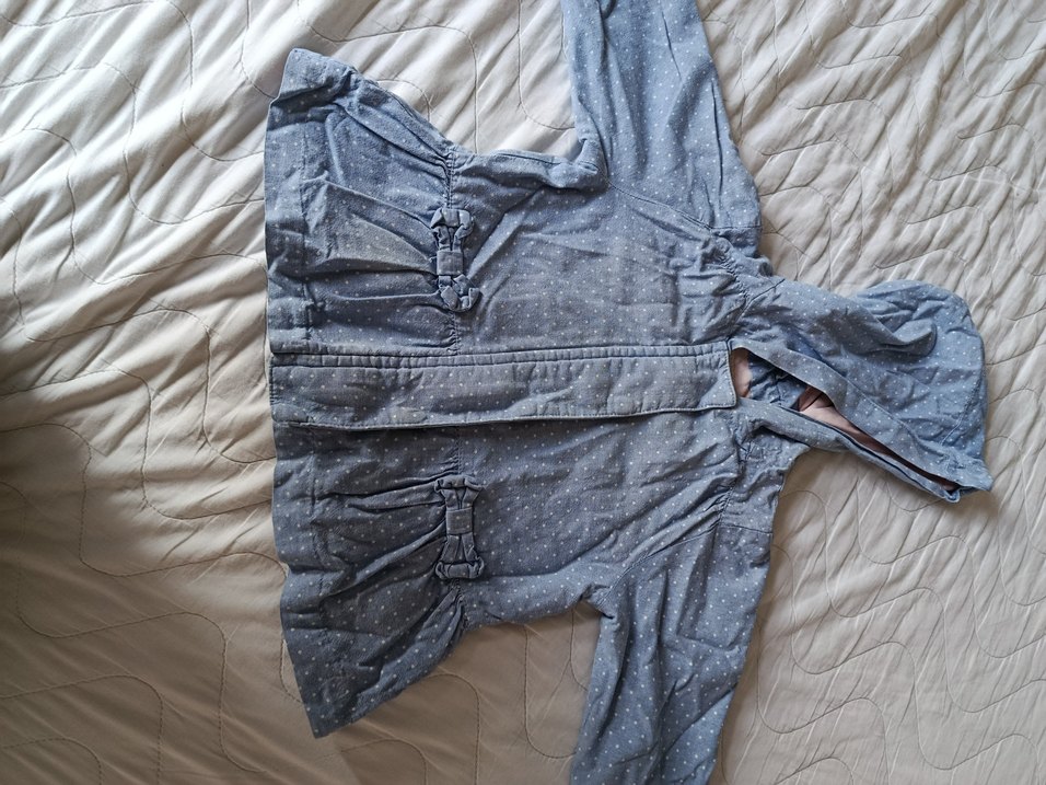 kız çocuk trençkot - Görsel 2