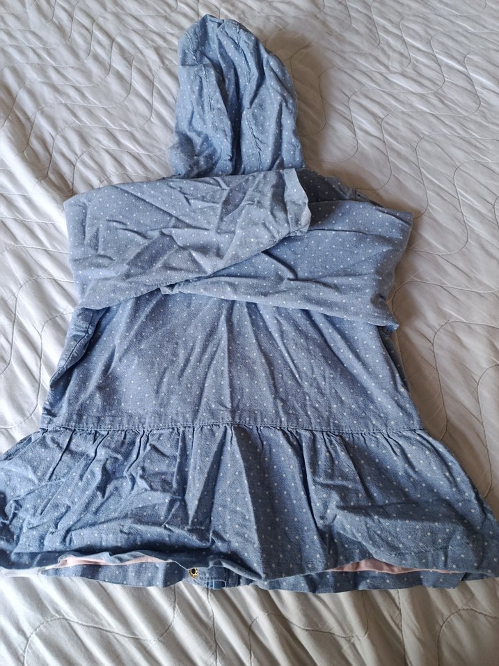 kız çocuk trençkot - Görsel 4